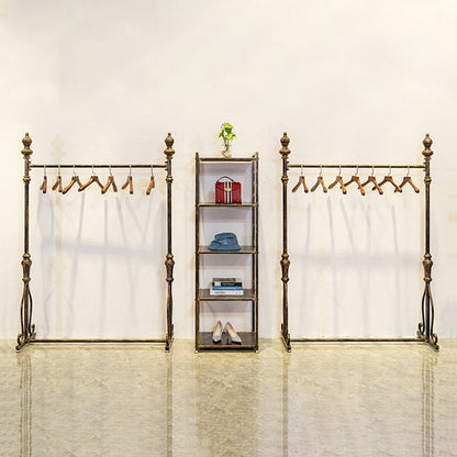 JELIMATE 70.8" Antique Bronze Clothing Rack – Iron Garment Rack for Bedroom & Boutique