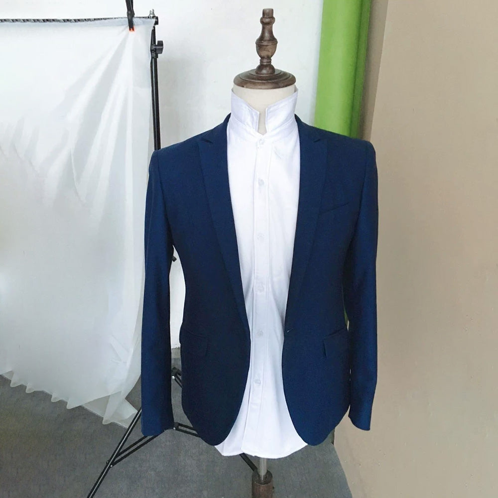 JELIMATE Male Mannequin Torso with Articulated Wooden Arms & Full Suit Display Stand