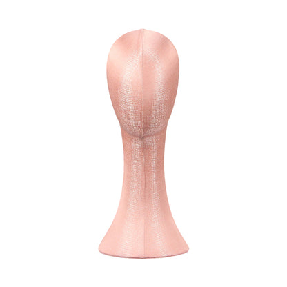 Linen Mannequin Head - Pinnable Display Stand for Hats Wigs Jewelry