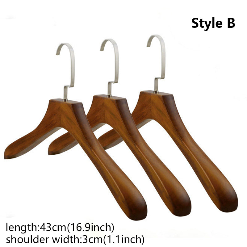 Premium Solid Wood Non-Slip Hangers: Elevate Your Closet Organization