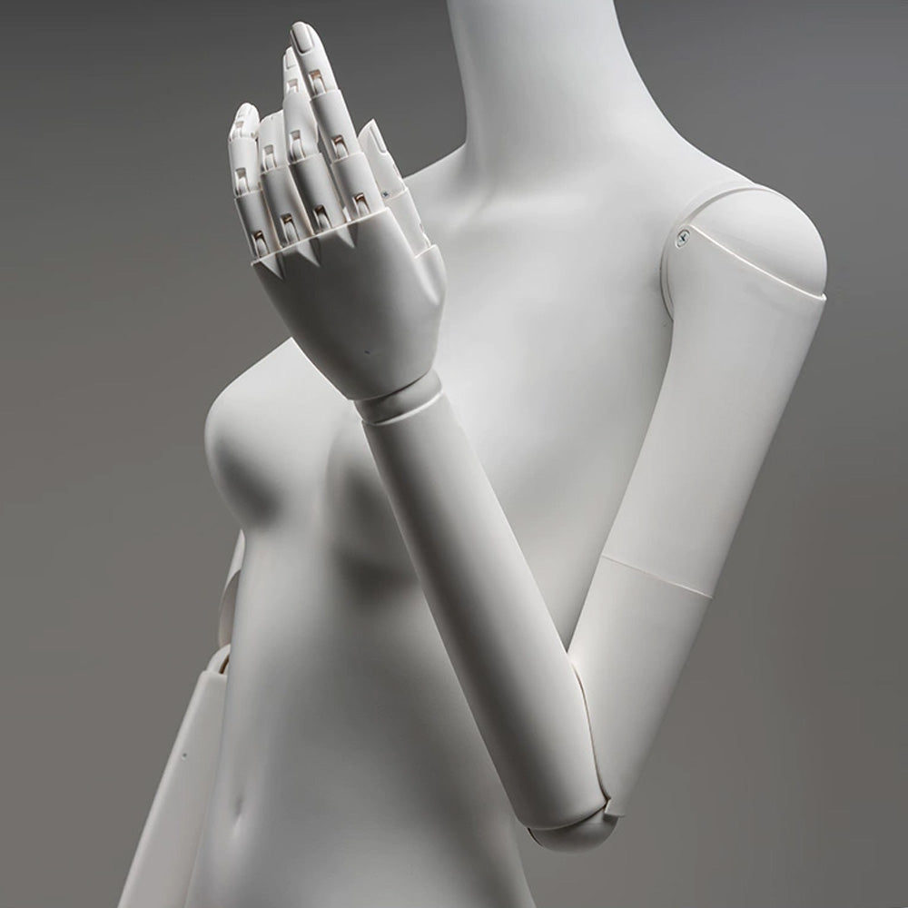 Luxury White Female Full Body abstract mannequins - Premium Fiberglass Display Model