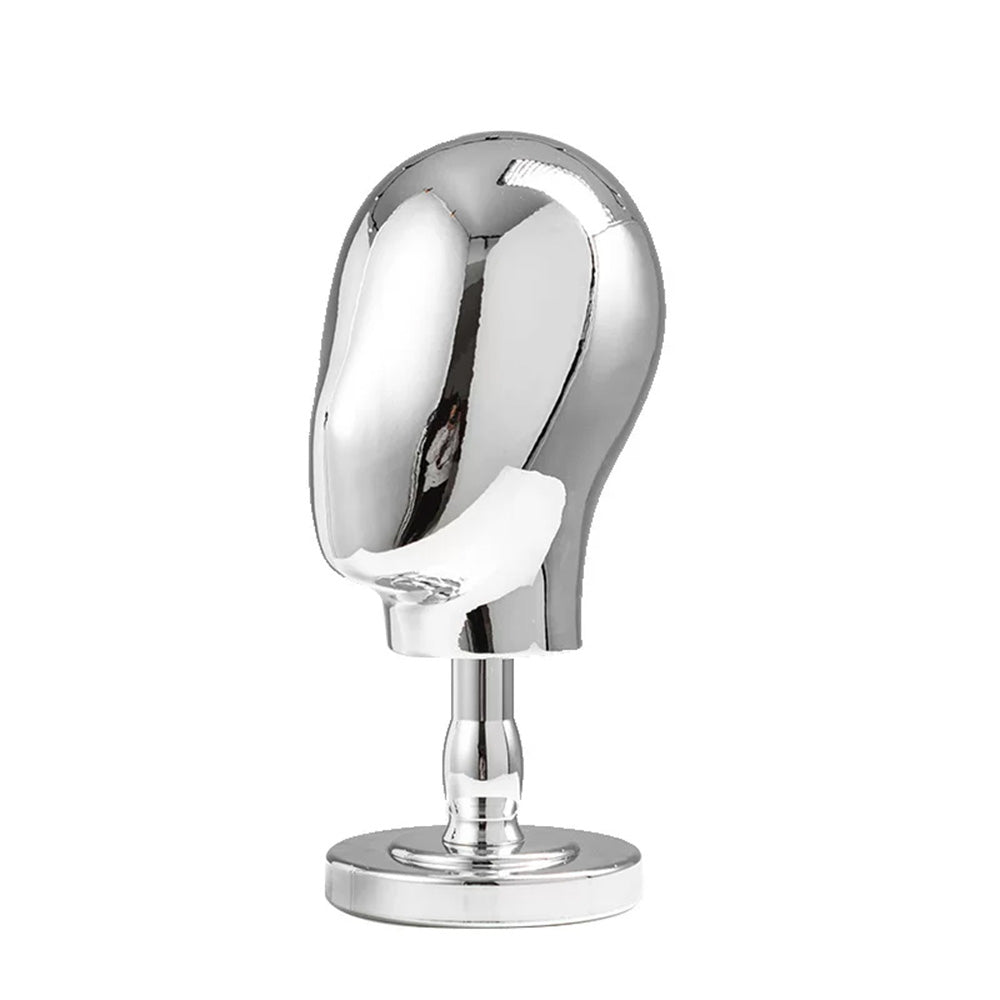 Premium Electroplated Hat Display Stand | Modular Mannequin Head Rack for Retail & Home
