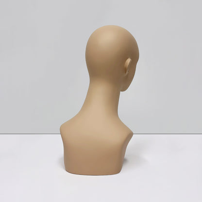 JELIMATE Mannequin Head for Wigs Hats Scarves, Male Female Fiberglass Wig Display Head