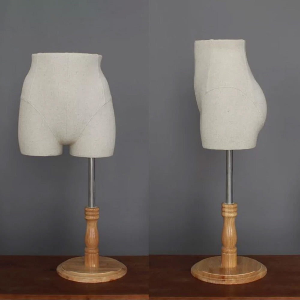 JELIMATE Male & Female Buttocks Mannequin for Underwear Swimwear Shorts Belt Display Stand
