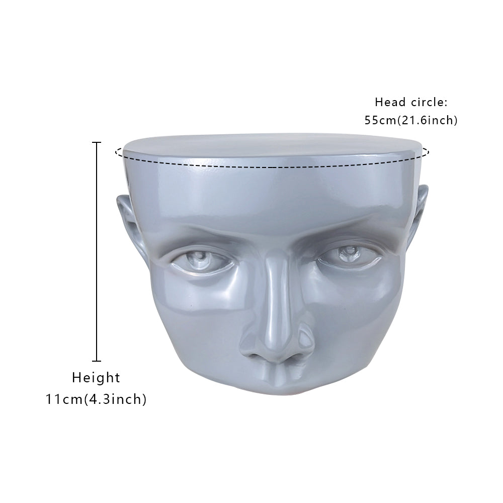 Jelimate Boutique Store Male Mannequin Head Stand,Shop Window Sunglasses Display Head Model,Colorful Men Eyeglass Mannequin Head Display Dress Form