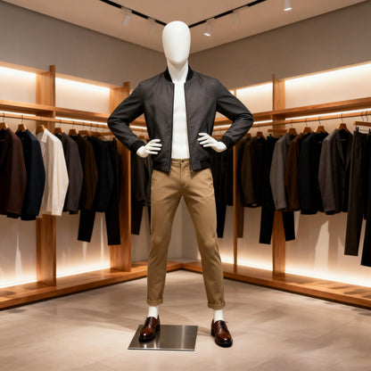 Male Athletic Mannequin - Muscular Fitness Display Mannequin with Detachable Arms and Legs for Sportswear