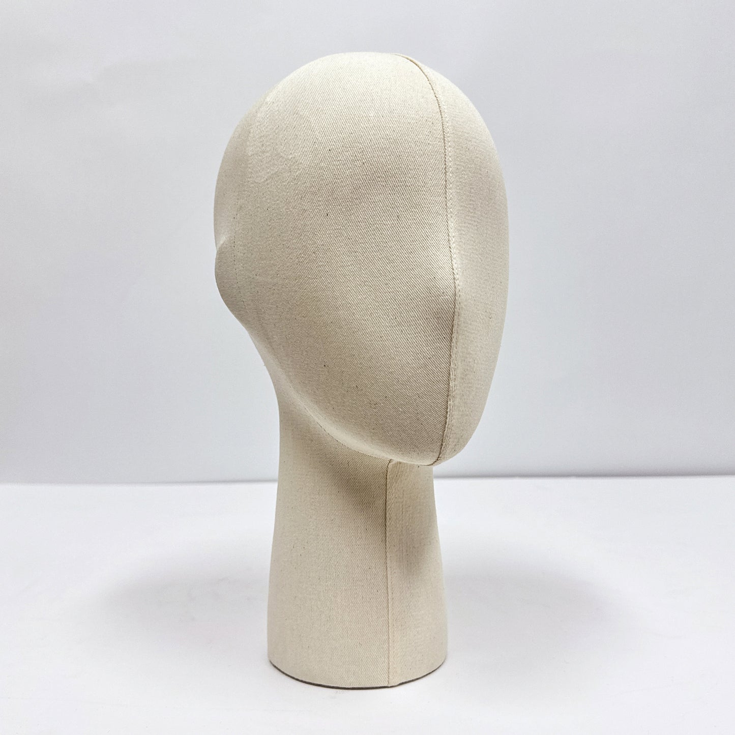 JELIMATE Linen Mannequin Head for Wigs Hats Jewelry Display | Wig Head Stand