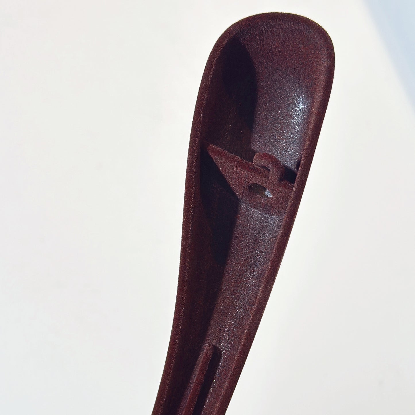 Custom Logo Velvet Clothes Hanger - Dark Brown Non-Slip Design with Long Round Hook | JELIMATE