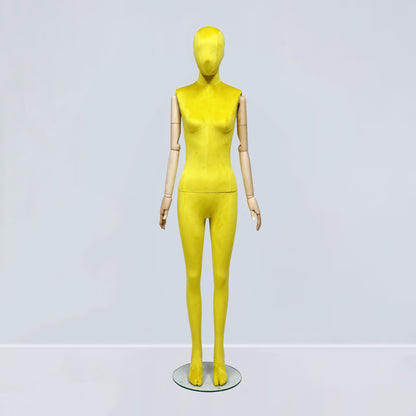 Colorful Female Full Body Mannequin - 71.6" Premium Fiberglass Adjustable Display Mannequin