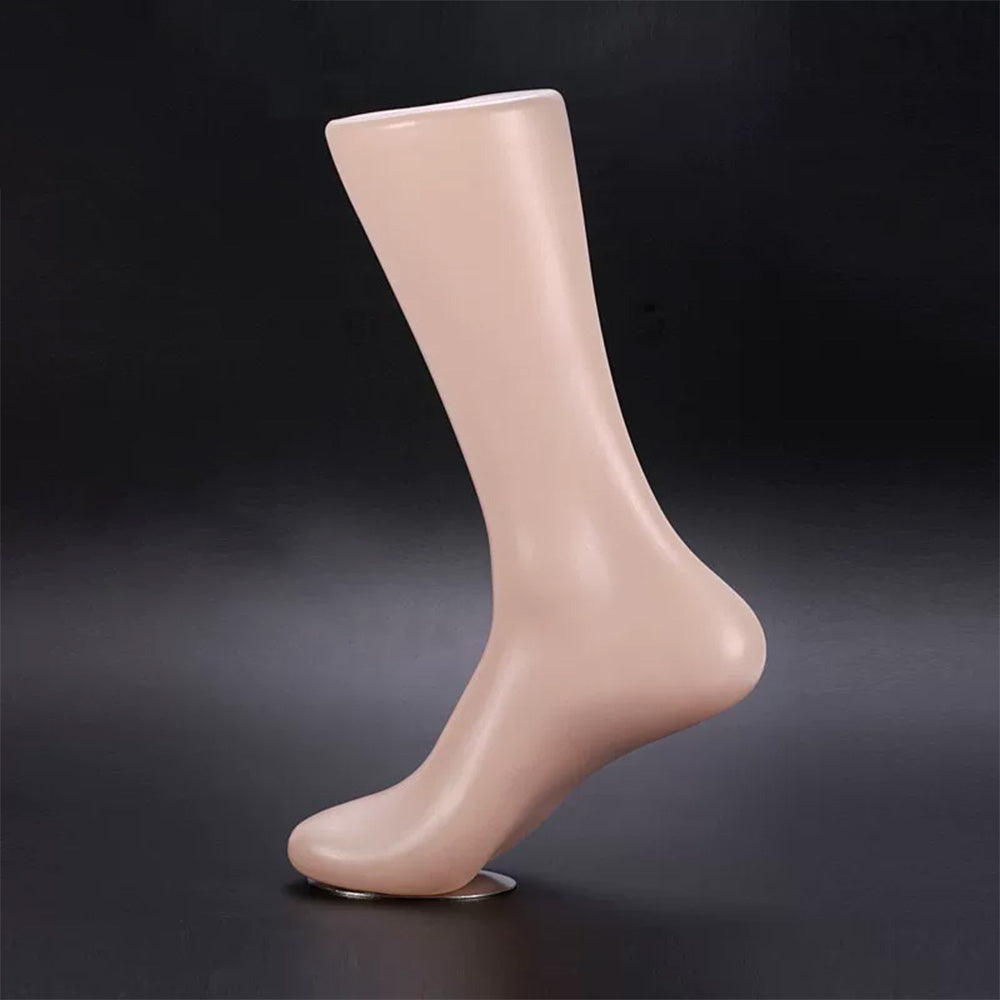 JELIMATE Foot Mannequin for Socks & Hosiery Display – Male Female PE Foot Form Stand