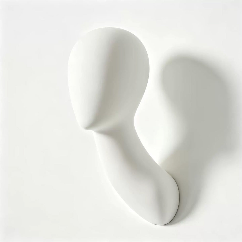 JELIMATE Wall-Mounted Mannequin Head for Hats, Wigs & Boutique Window Accessory Displays