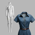 Full-Body Ghost Mannequin Props (Male & Female) | 3D Hollow Detachable Torso for Apparel Photography