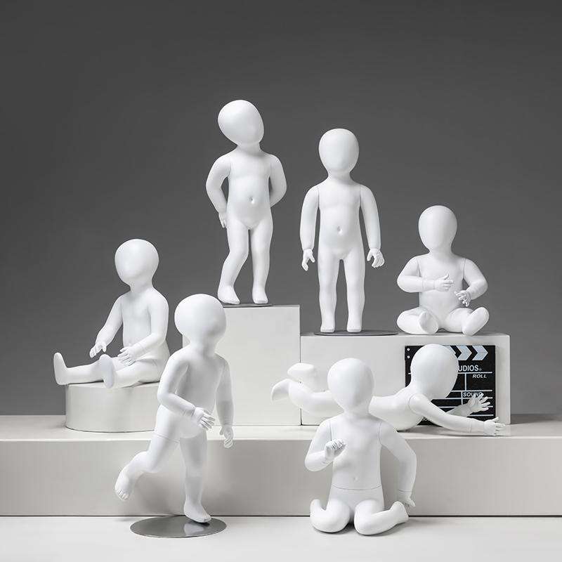 Sitting Infant & Child Mannequin | Full Body Kids Clothing Display Prop