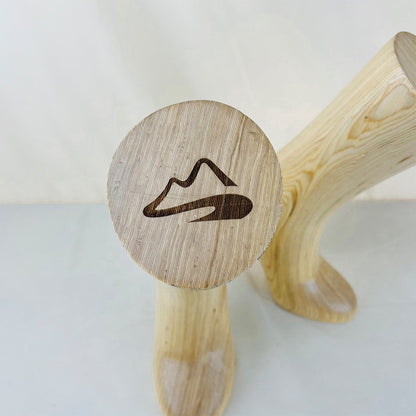 Wooden Foot Socks Form Display Ankle Mannequin Socks Shoes Display Feet Model Foot Form Fashion Wood Male Mannequin Foot