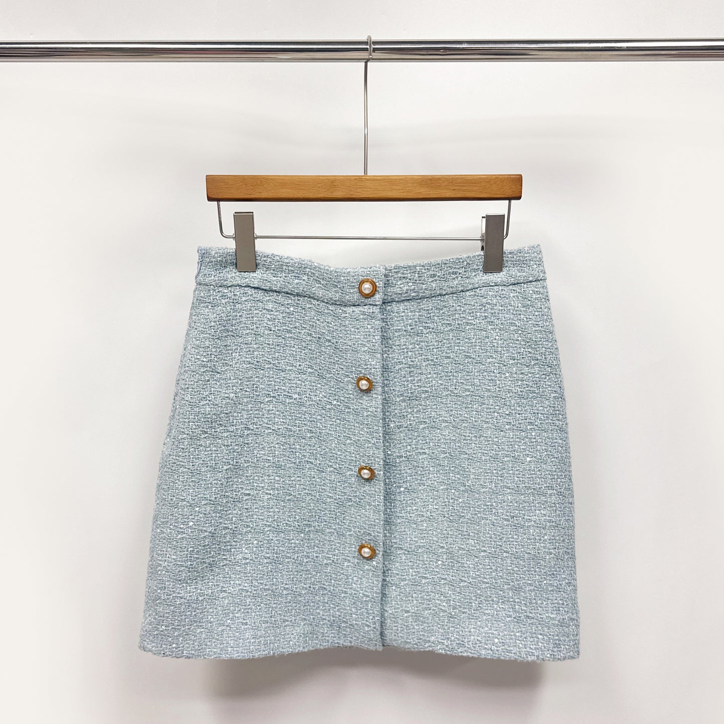 Vintage Brown Flat-Top Wooden Hanger - Custom Logo Available for Suits & Coats