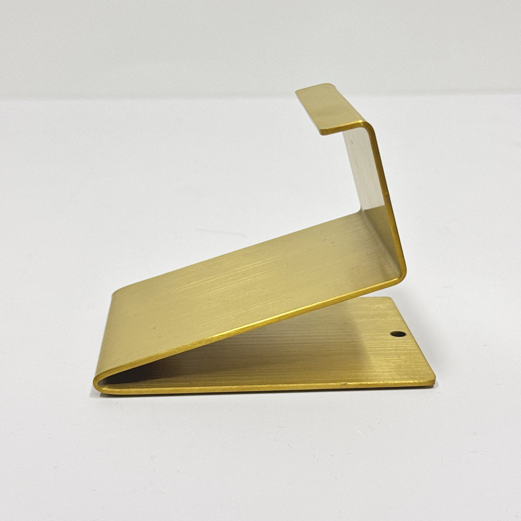 Jelimate Gold Stainless Steel Purse Stand – Adjustable Handbag & Wallet Display for Home & Boutique