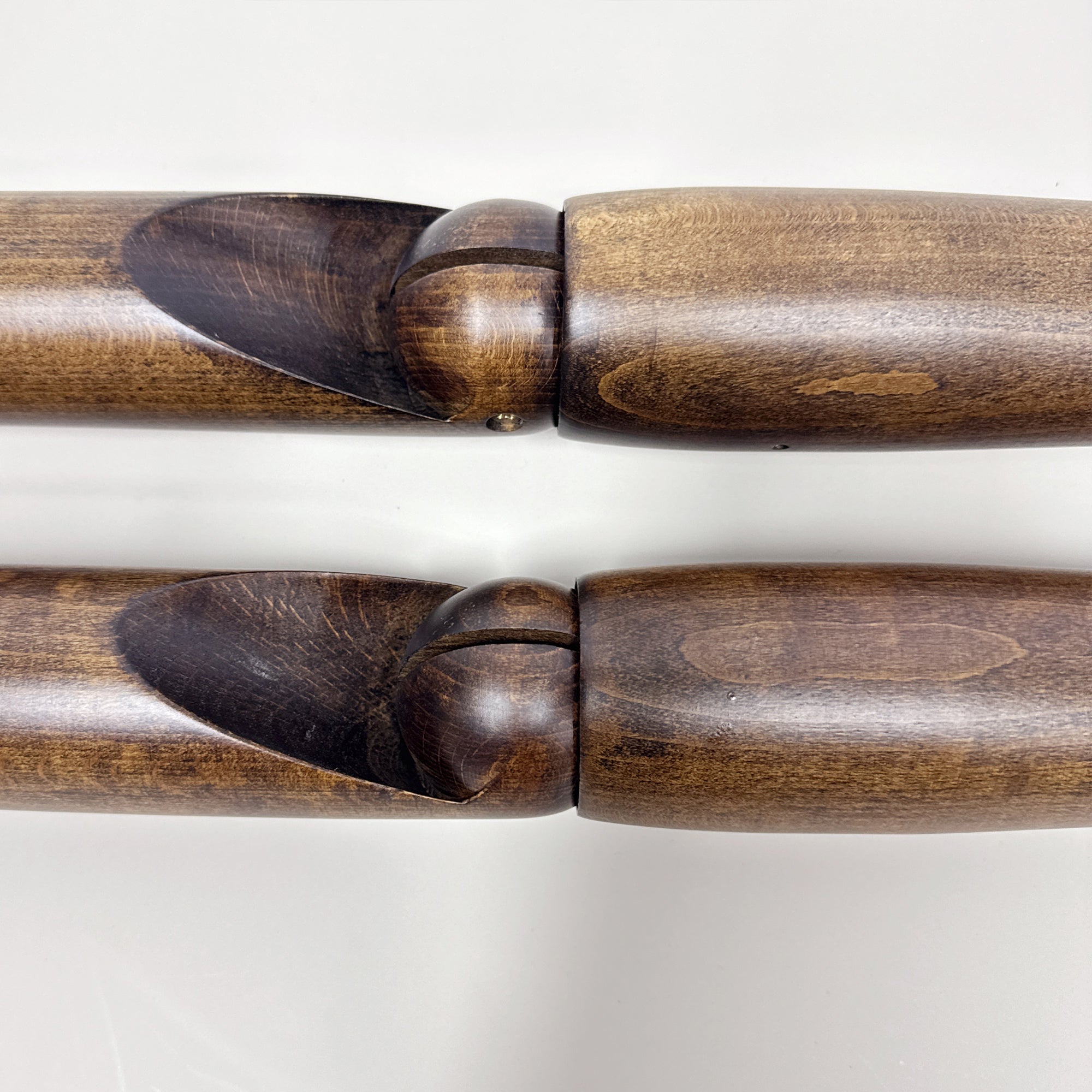 JELIMATE Brown Wood Mannequin Arms – Male | Adjustable Display