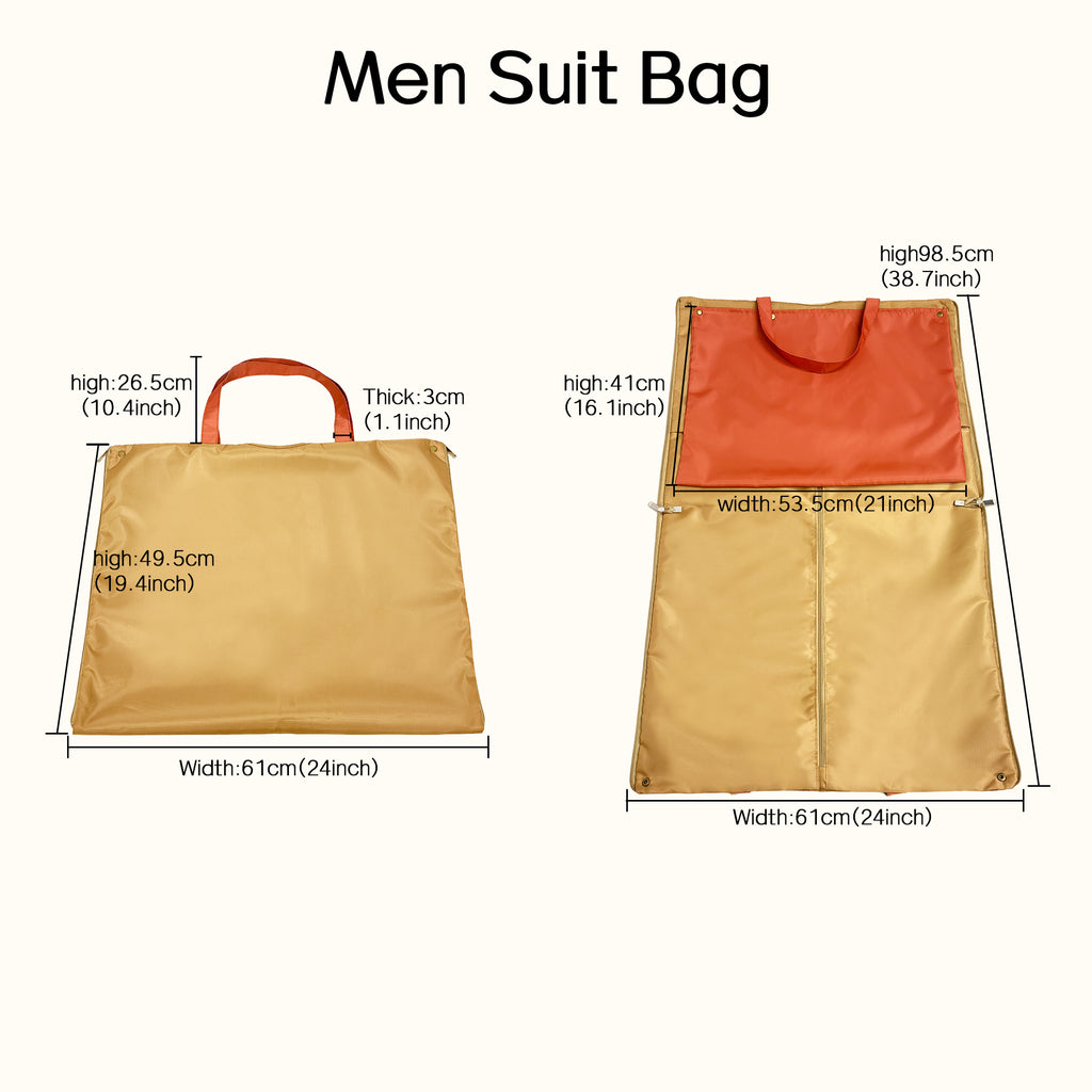 JELIMATE Fashion Suit Bag – Travel Garment Duffel with Dust Protection (200pcs)