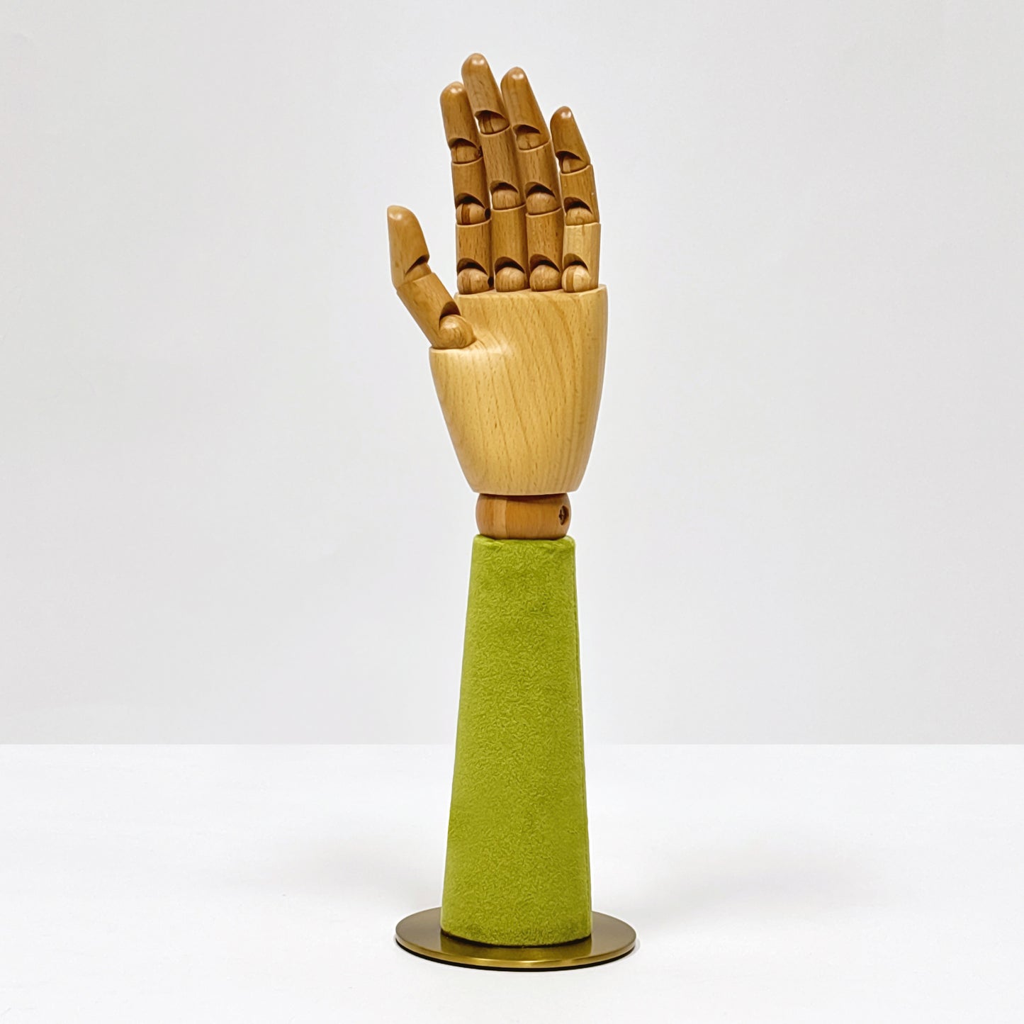 JELIMATE Wooden Hand Jewelry Display – Movable Palm Model Prop for Boutique/Retail/ Window Decor