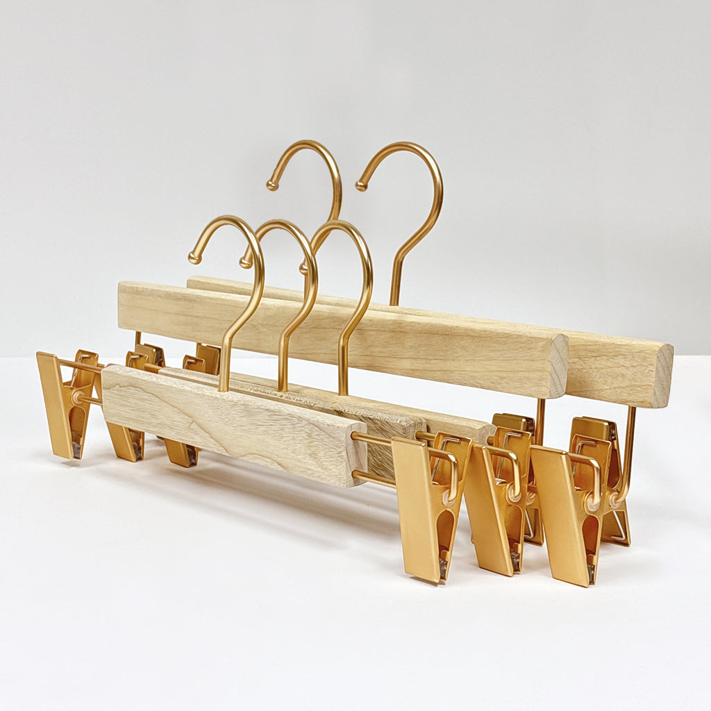 Jelimate Customizable Camphor Wood Multi-Hook Rack – Metal Hooks for Ties, Scarves, Shorts, Skirts & Dresses