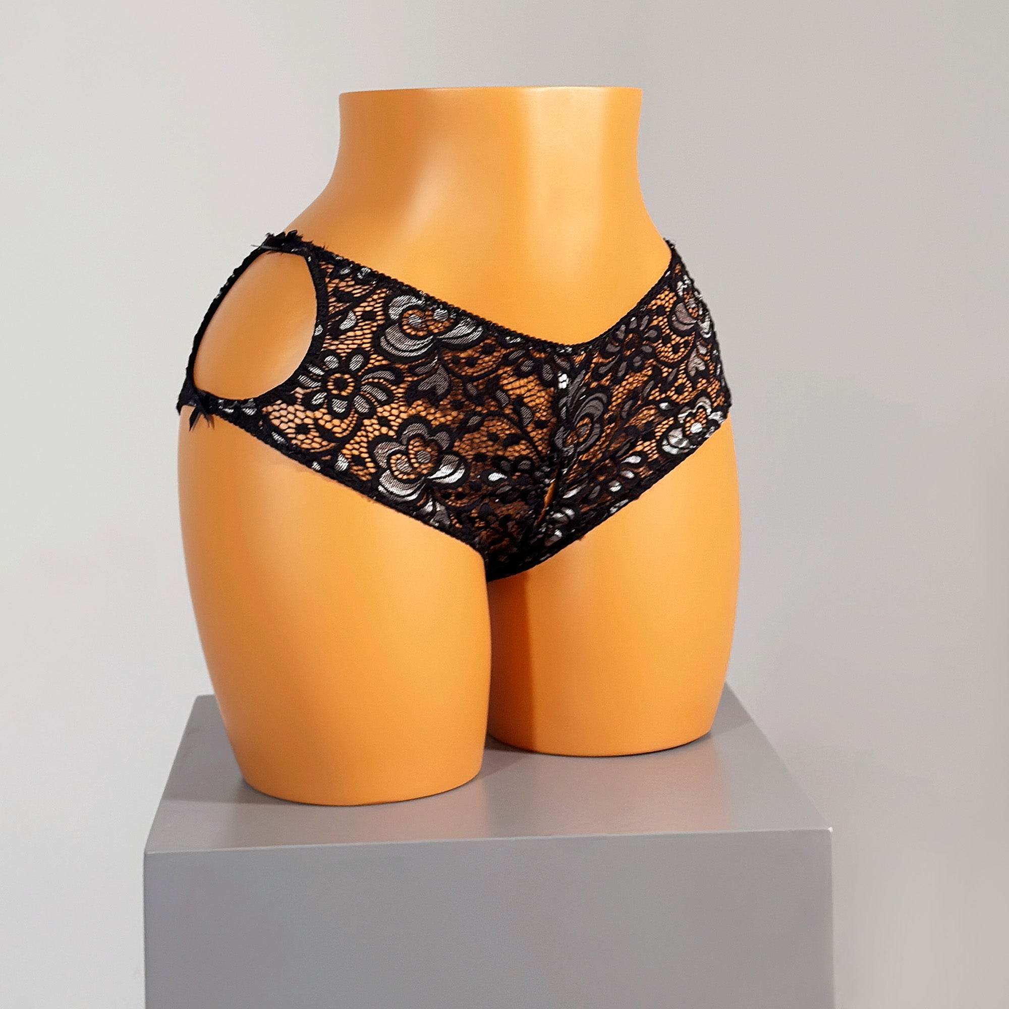 JELIMATE Fiberglass Female Butt Mannequin – Premium Hip Torso Display for Lingerie &Swimwear
