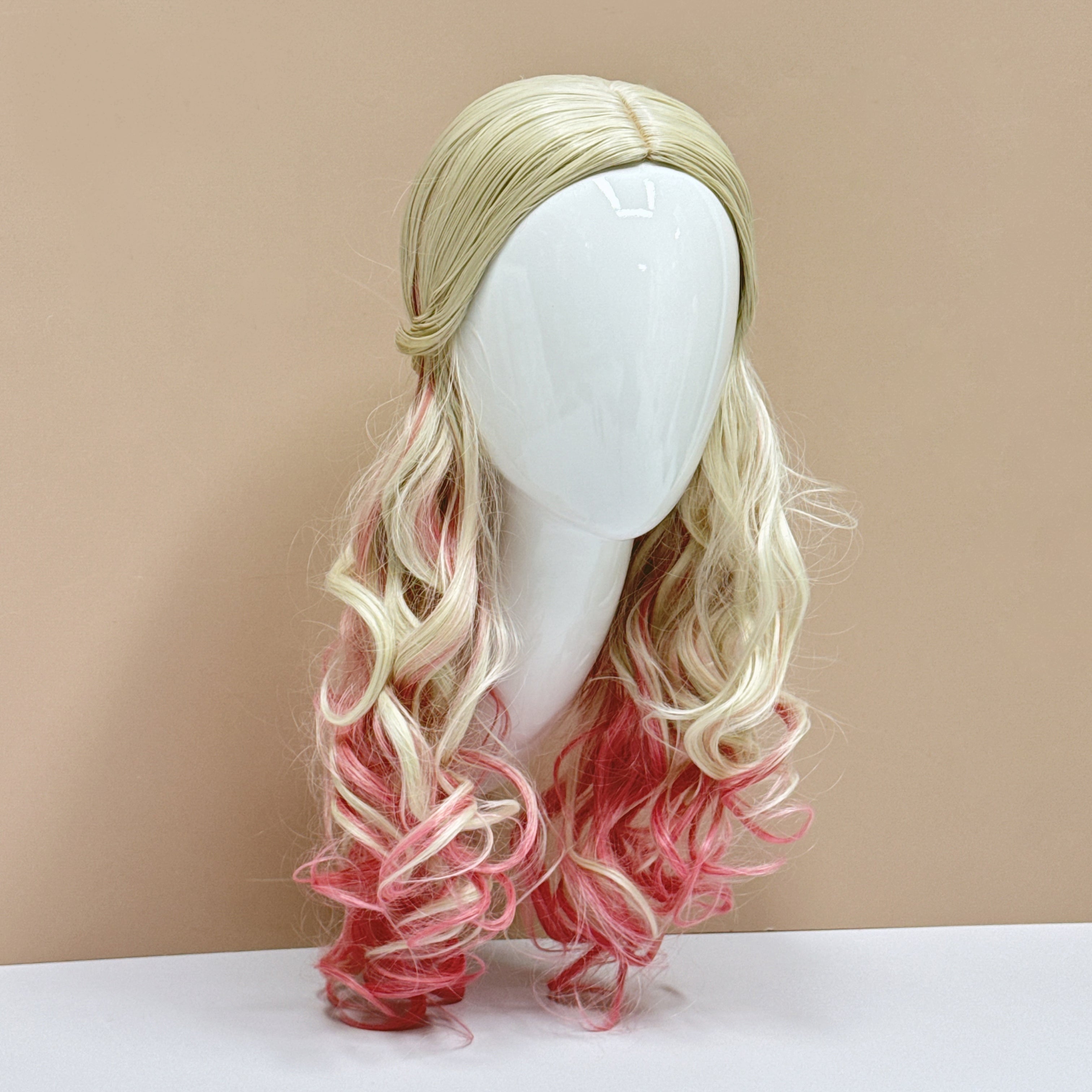 Cabeza de maniquí de fibra de vidrio para pared JELIMATE - Blanco brillante - 1 pieza