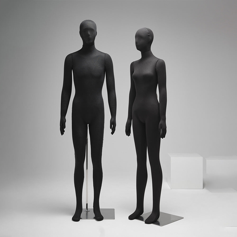 Jelimate  Flexible Female Male Mannequin Body with Soft Foam, Dress Form for Jewelry & Clothing Display