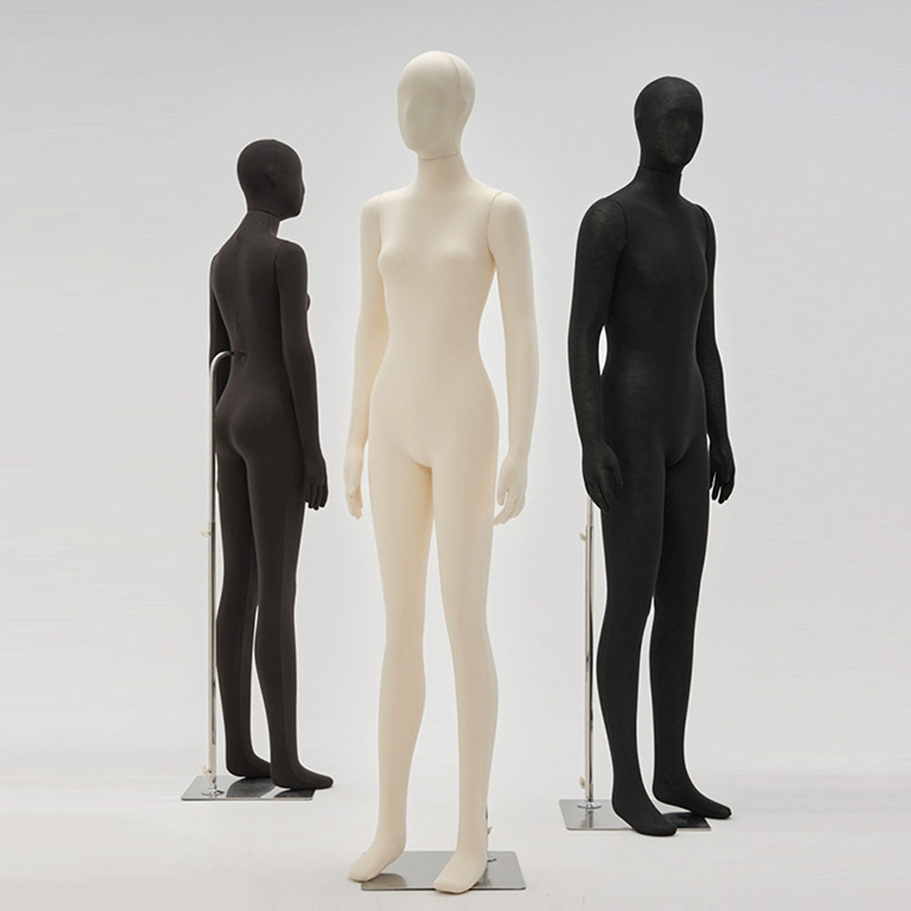 Jelimate  Flexible Female Male Mannequin Body with Soft Foam, Dress Form for Jewelry & Clothing Display