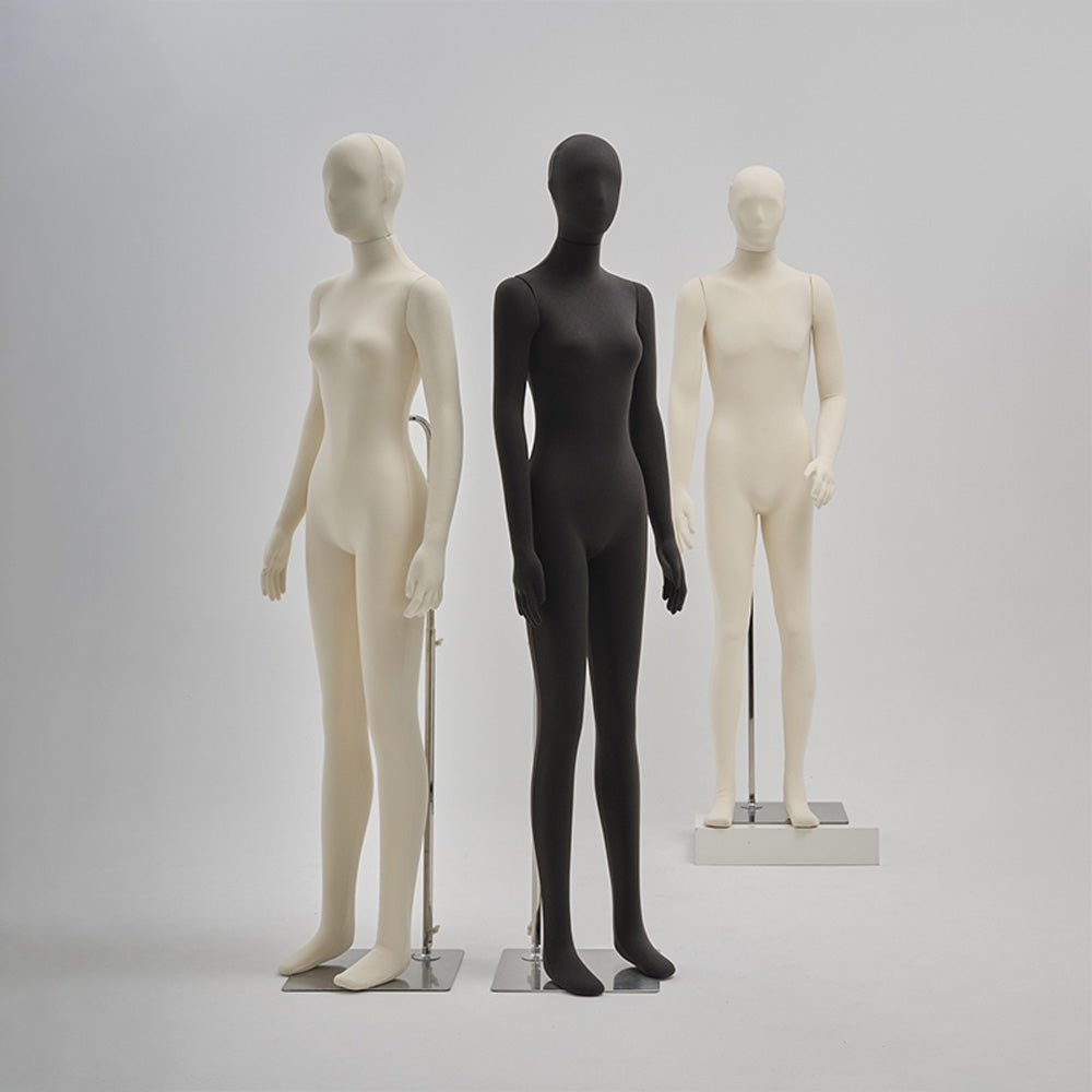 Jelimate  Flexible Female Male Mannequin Body with Soft Foam, Dress Form for Jewelry & Clothing Display