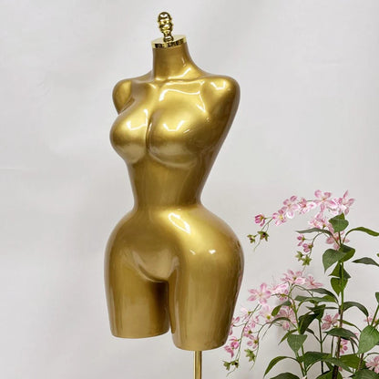 JELIMATE Female big butt mannequin Plus Size,Fully Pinnable Bbl Mannequin, Elegant S Shape Curvy Mannequin