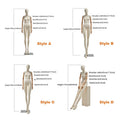 Jelimate JMFF04 Female & Child Full Body Mannequin with Wooden Arms