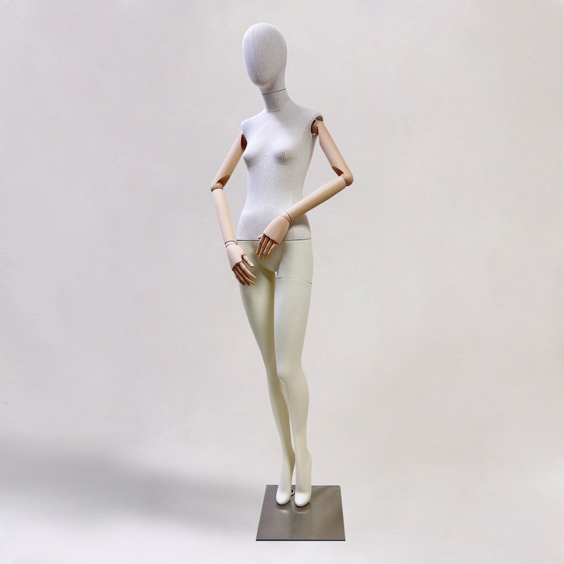 Jelimate JMFF04 Female & Child Full Body Mannequin with Wooden Arms
