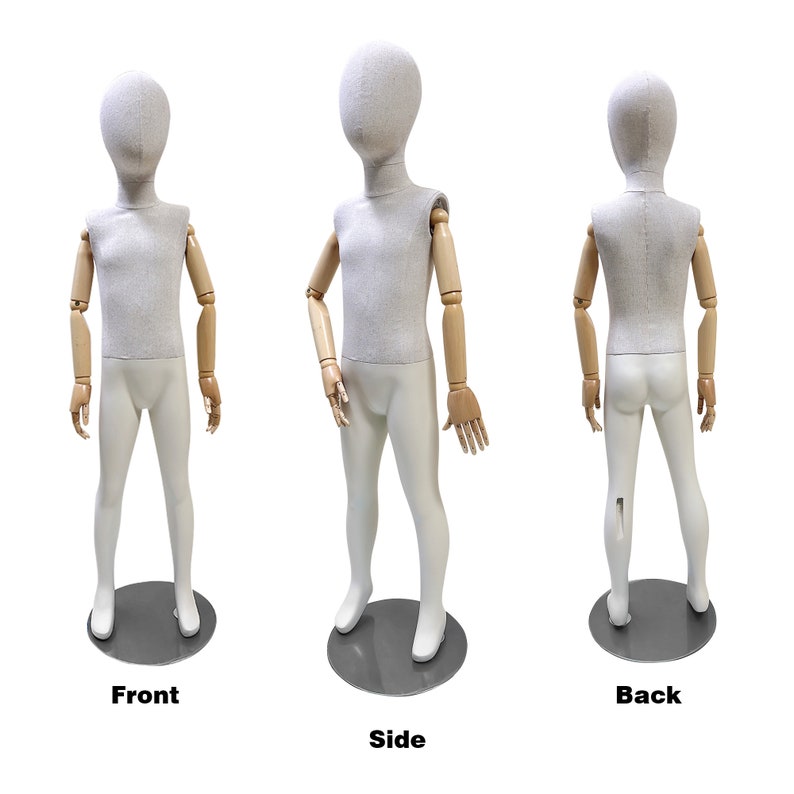 Jelimate JMFF04 Female & Child Full Body Mannequin with Wooden Arms