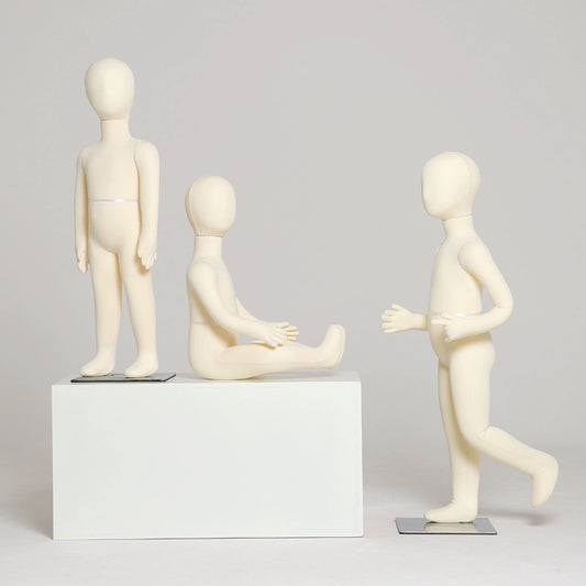 Childs Mannequin - Full Body Soft Bendable Baby Mannequin for Kids’ Clothing Displays