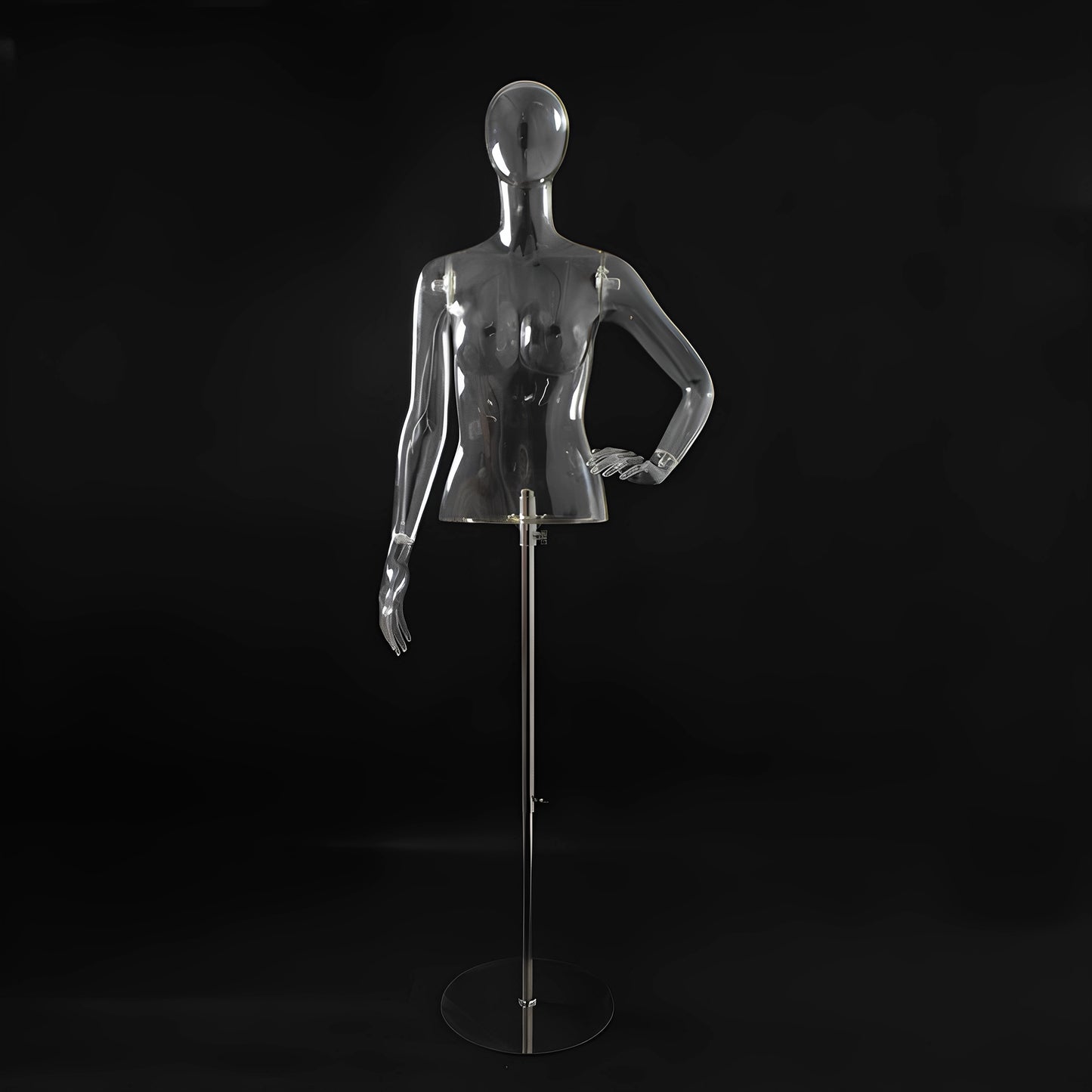 Transparent Hollow Mannequin Prop | Female & Male Half/Full Body Plastic Display for Swimwear, Underwear & Photography