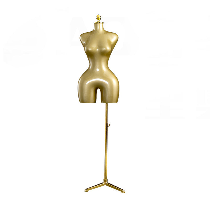 European & American Style Women's Half - Body Mannequin | Electroplated Clothing Display Prop for Shop Windows