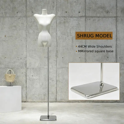 Korean-Style Shoulder-Padded Female Mannequin - Luxury Display for Clothing Boutiques & Retail Stores