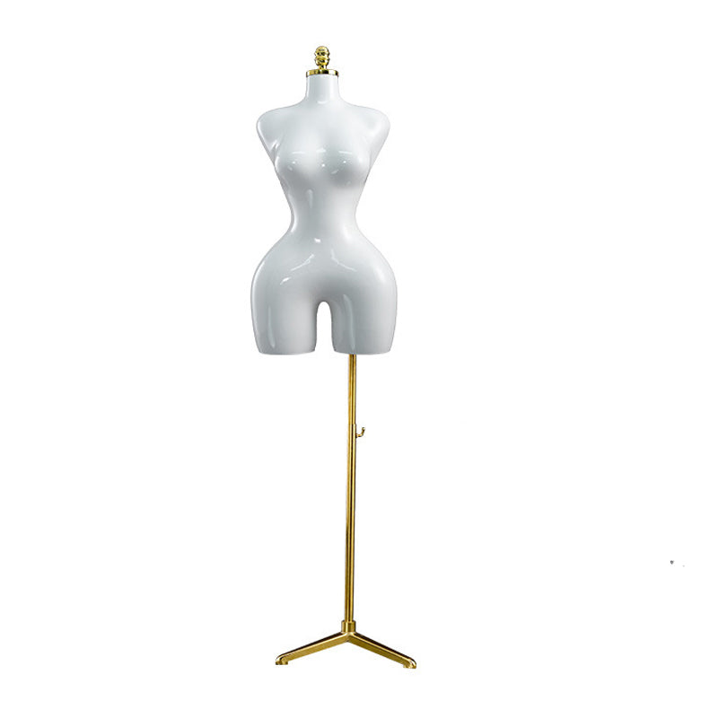 European & American Style Women's Half - Body Mannequin | Electroplated Clothing Display Prop for Shop Windows