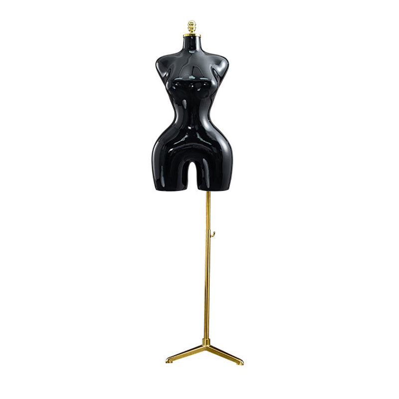 European & American Style Women's Half - Body Mannequin | Electroplated Clothing Display Prop for Shop Windows