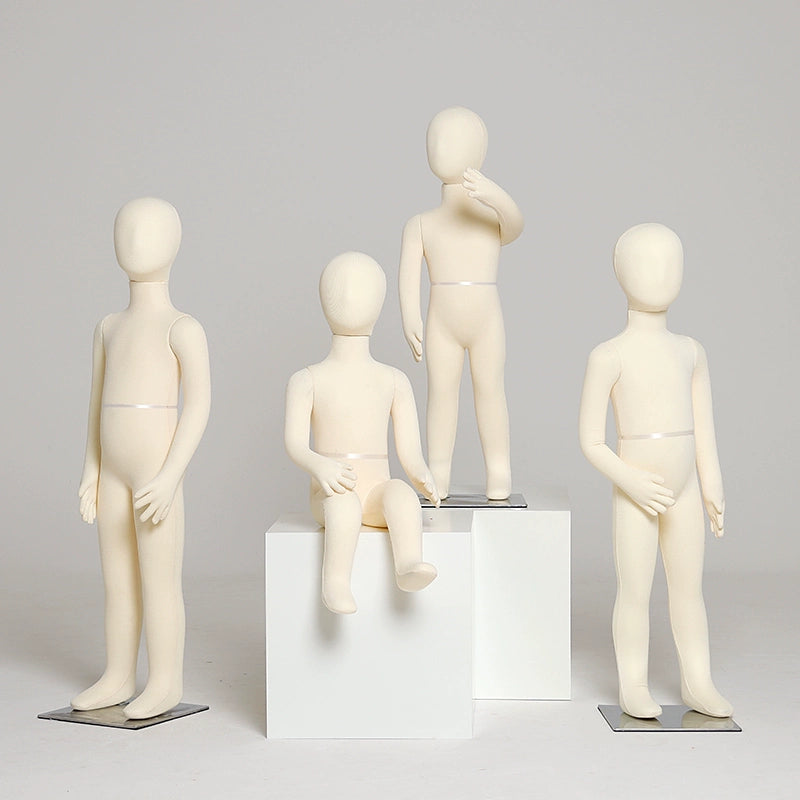 Child dress form - Full Body Soft Bendable Baby Mannequin for Kids’ Clothing Displays | JELIMATE