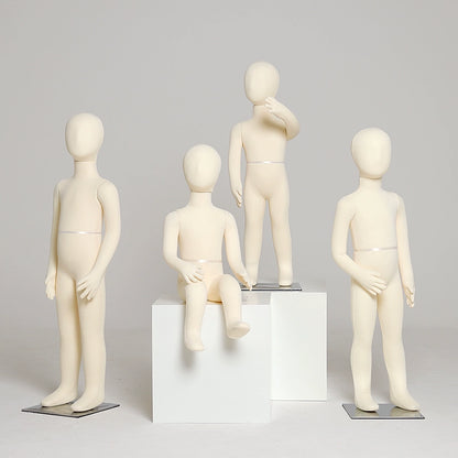 Childs Mannequin - Full Body Soft Bendable Baby Mannequin for Kids’ Clothing Displays