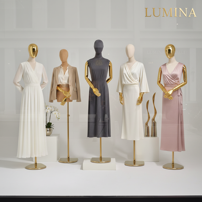 Boutique Window Display - Gold Series Square