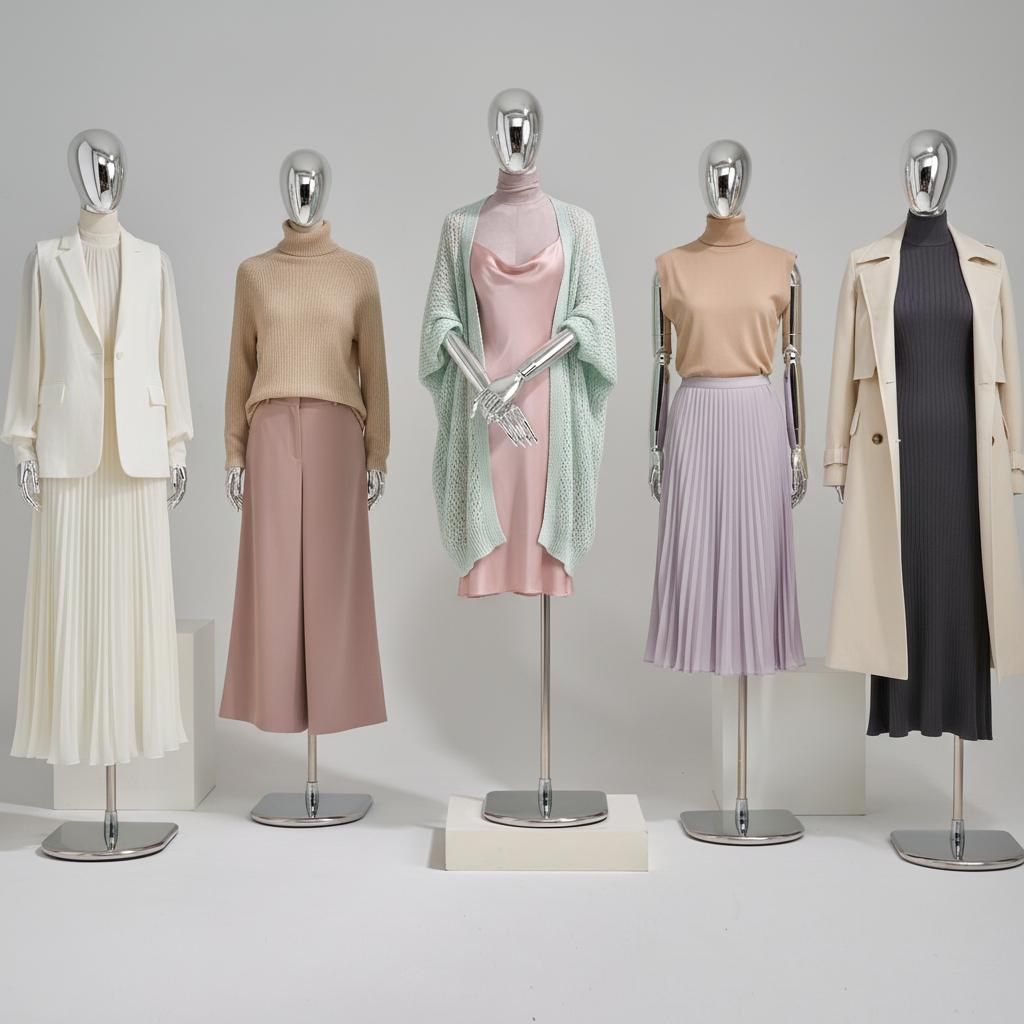 Boutique Window Display - Silver Series Square