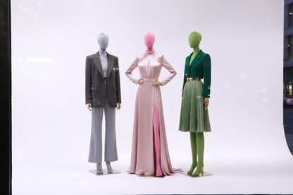 Colorful mannequin window display 1