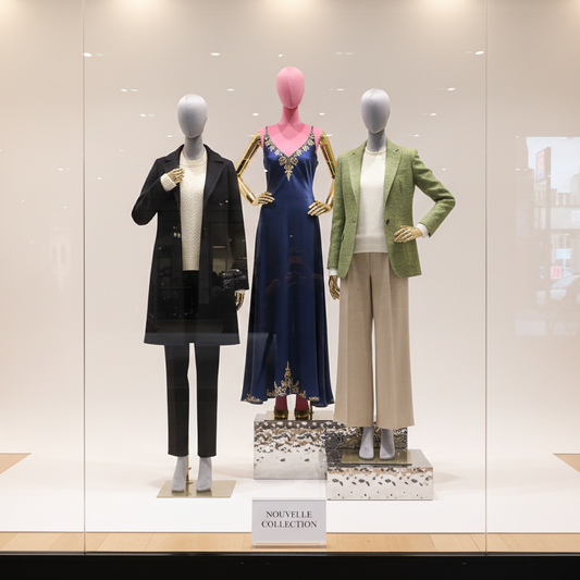 Colorful mannequin window display 2