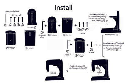 Professional Tailor Shoulder Ironing Board - Solid Pine Wood Pressing Board for Suits & Shirts