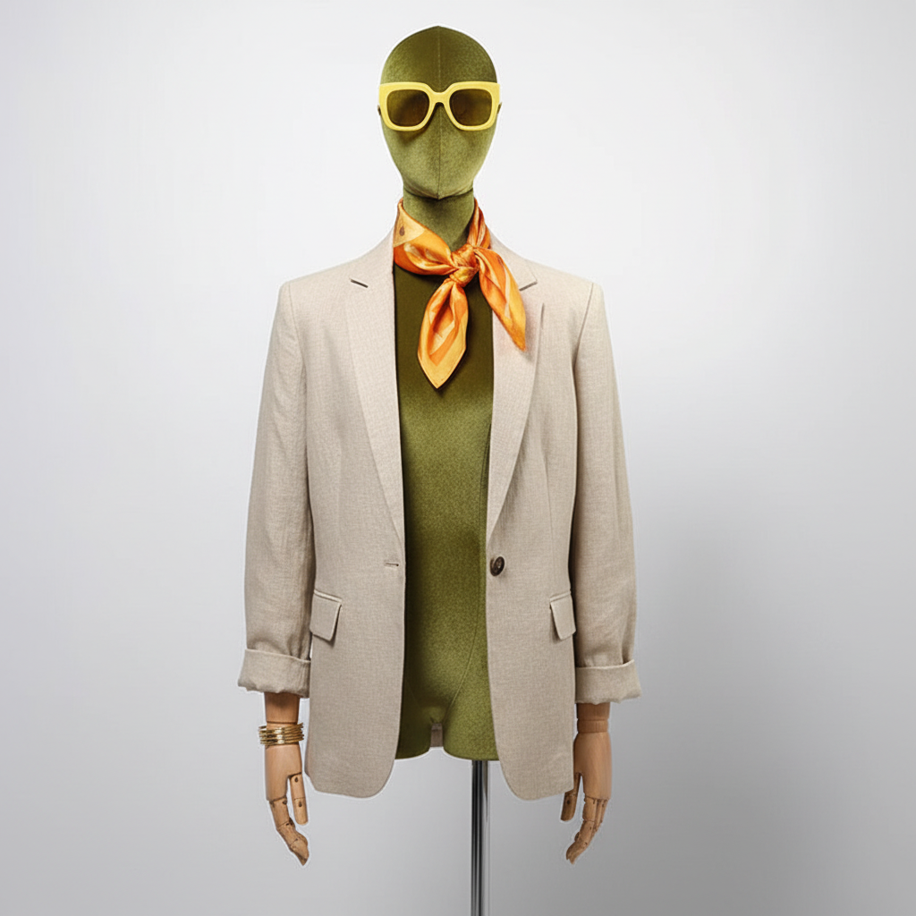 Display 2 - Green Mannequin Blazer Look