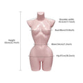 JELIMATE Female Torso Mannequin with Bust & Slim Waist – Lingerie & Swimwear Display Form