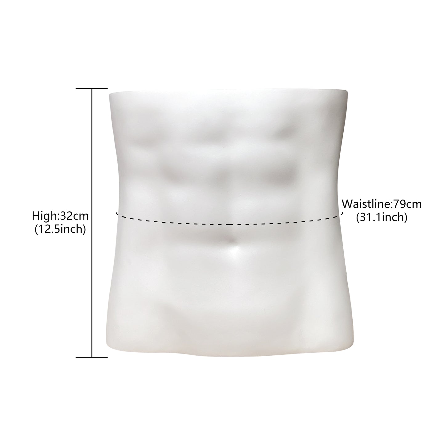 JELIMATE Fiberglass Male Mannequin Body Parts – 7 Styles for Sportswear & Brace Display