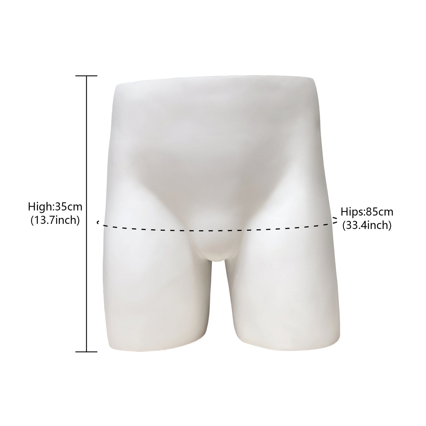 JELIMATE Fiberglass Male Mannequin Body Parts – 7 Styles for Sportswear & Brace Display